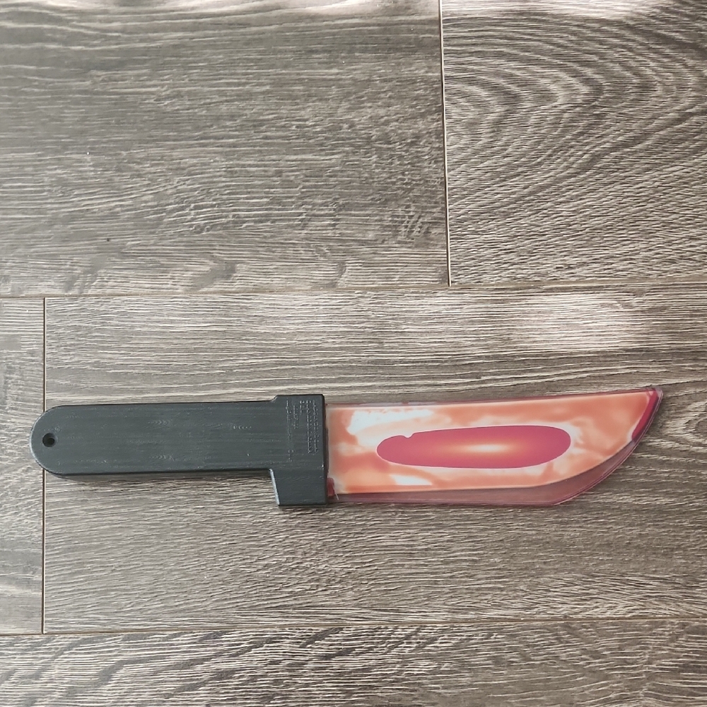 Bloody knife Halloween Costume - 14" Prop Bleeding Machete Knife